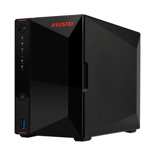 ASUSTOR 华芸 AS5202T NAS存储器 2GB 双盘位 无内置硬盘 黑色