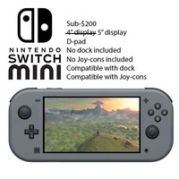 重返游戏：任天堂神秘新机 Switch Mini 箭在弦上，已有周边厂为它生产配件