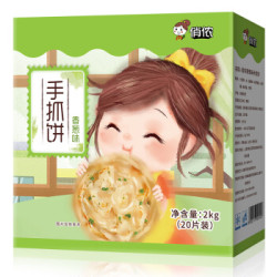 俏侬 手抓饼 香葱味 2kg 20片