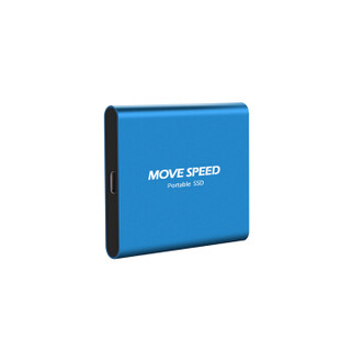 移速 (MOVE SPEED) 2TB Type-c USB3.1 移动硬盘 固态（PSSD）读速高达500MB/S 迷你金属 便携防摔 P5