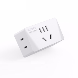 PHILIPS 飞利浦 插座转换器 1转3 67*39*30mm