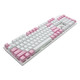 Hyeku 黑峡谷 GK715 104键 机械键盘（白粉色、BOX白轴、背光）