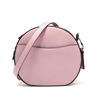 COACH 蔻驰 COATED CANVAS 女士圆形斜挎包