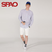 SPAO2018夏季新款男士时尚休闲纯色简约短裤SPTH824H02 *3件