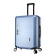沃趣（woqu）时尚行李箱男女拉杆箱24英寸登机箱万向轮旅行箱密码箱WQ1502冰蓝