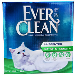 EverClean 蓝钻 膨润土猫沙 绿标 25磅(11.34kg)