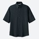 狂暑来袭：UNIQLO 优衣库 设计师合作款 416554 男款法国麻宽松衬衫