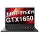 Hasee 神舟 战神 Z7M-CT7GS 15.6英寸游戏本（i7-9750H、16GB、512GB、GTX1650）