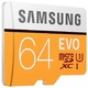三星(SAMSUNG)64g内存卡tf卡 存储卡64GB升级版传输速度100MB/s CLASS10