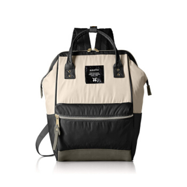 商品anello 阿耐洛 光泽质感潮流女离家出走小号双肩背包at-b1491米色