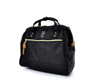 anello阿耐洛自营旗舰店金属拉链款大号单肩包男女手提包斜挎包h0852