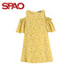 SPAO SPOW836S70 碎花露肩连衣裙