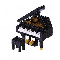 凑单品：Nanoblock 音乐实例积木套装 Grand Piano - 黑色
