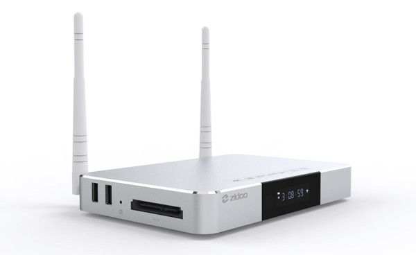 zidoo 芝杜 z9s 4k电视盒子 白色