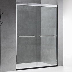 SHKL 心海伽蓝 整体淋浴房双移门式一字屏风卫生间简易隔断浴室定制