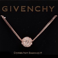 GIVENCHY 纪梵希 满天星镶钻 许愿球锁骨链