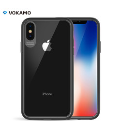 VOKAMO 苹果iPhoneXSMax手机壳防摔全包保护套雅致透明2.5米防摔