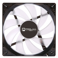Prolimatech Basic Fan 12025 机箱风扇/红色LED/1300转/静音/一年换新 *3件