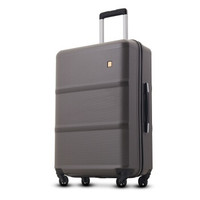 愛可樂 ECHOLAC   拉杆箱 PC万向轮防刮行李箱 带刹车制动旅行箱 PCT094 灰色20寸