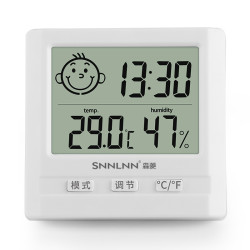 27日0点:森菱家用电子温湿度计笑脸款
