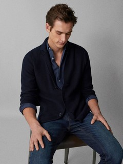 Massimo Dutti 00910443401 男士针织开衫