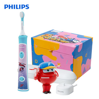 PHILIPS 飞利浦 HX6322 儿童电动牙刷 超级飞侠儿童礼盒 (天蓝色)