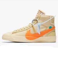 NIKE 耐克 AA3832-700 OFF-WHITE x Nike Blazer Mid OW 联名运动休闲板鞋 43