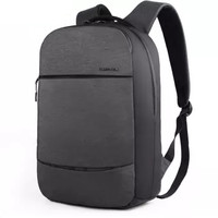 CROSSGEAR 男士商务双肩包休闲潮流男包户外旅行背包复古书包14英寸电脑包CR-2612 灰色