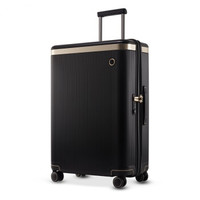 愛可樂 ECHOLAC   () 防刮PC拉杆箱万向轮旅行箱行李箱王朝 PC142 黑色