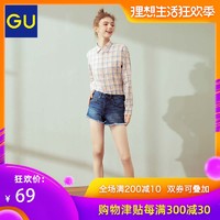 GU GU313915000 女士牛仔短裤