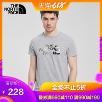 TheNorthFace 北面 3V4Q 春夏新品短袖T恤男舒适透气户外|