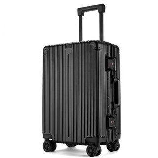 VIHUS 威浩 铝框拉杆箱男士女士旅行箱登机箱万向轮行李箱 2269B-20英寸（可登机）灰色