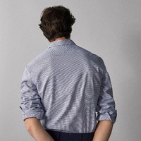 Massimo Dutti 00156056400 男士休闲翻领衬衫