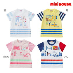 Miki房屋MIKIHOUSE旅行的putchi&usako短袖T恤