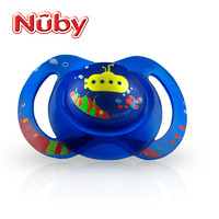 Nuby 0-6个月婴儿用带手环防尘奶嘴2只装