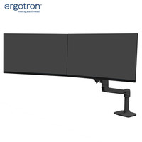 ERGOTRON 爱格升 45-489-224 LX双配置显示器支臂 哑光黑