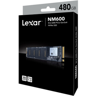 Lexar 雷克沙 NM600 SSD固态硬盘 M.2 NVMe 2280 480G