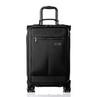 舒提啦 行李箱男女大容量旅行箱拉杆箱登机箱 黑色 20英寸