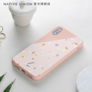 NATIVE UNION Clic Terrazzo 大理石苹果手机壳 (粉色、iPhone XS Max)
