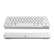 GANSS 高斯 ALT61 便携式机械键盘吃鸡键盘 61键 白色无光红轴