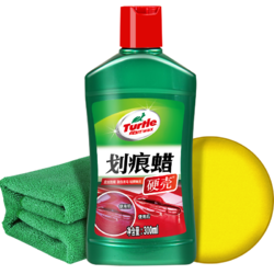 Turtle Wax 龟牌 划痕蜡300ml+擦巾海绵3件套 通用色