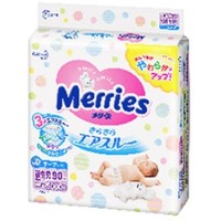 Merries 妙而舒 新生儿纸尿裤 NB90片 4包装