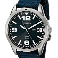 中亚Prime会员：SEIKO 精工 Solar SNE329 男款太阳能腕表