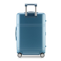 goldlion 金利来 拉杆箱静音万向轮男士女士大容量旅行箱密码锁行李箱 24英寸 ML8574004-2278 蓝色