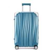 goldlion 金利来 拉杆箱大容量旅行箱出差行李箱男女通用静音万向轮 24英寸 ML8574003-2278 蓝色