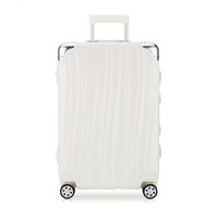 goldlion 金利来 拉杆箱大容量旅行箱出差行李箱男女通用静音万向轮 20英寸 ML8574003-1193 白色