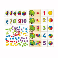 Hape数理逻辑丰收的果园4-6岁早教益智游戏儿童玩具木制E6302 *3件