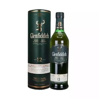 黑卡会员：Glenfiddich 格兰菲迪 考拉格兰菲迪12年苏格兰单一麦芽威士忌礼盒装700ml