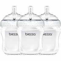 Baby Brezza婴儿奶瓶3件套 白色 9 OUNCE, 3 PACK