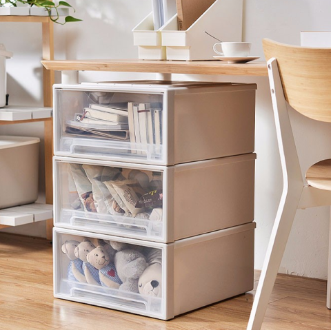 belo 百露 抽屉式收纳箱 加大号(带锁扣) *3件